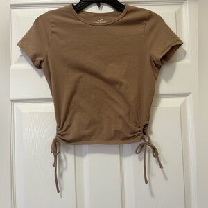 Hollister Ruched Tie-Side Women's Top